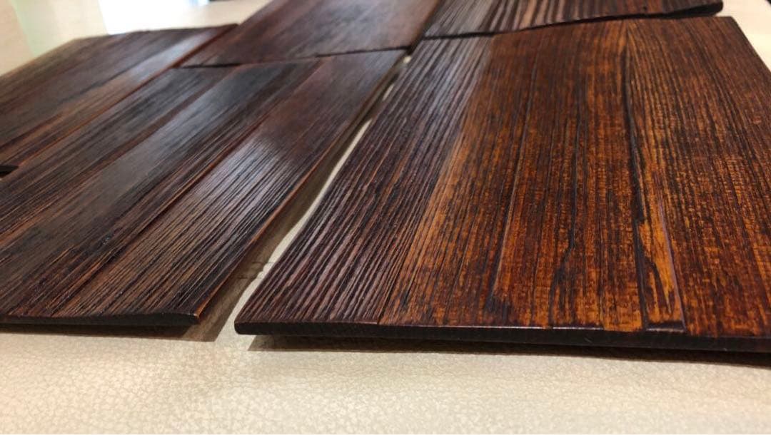 輪島塗　へぎ板　膳　5枚