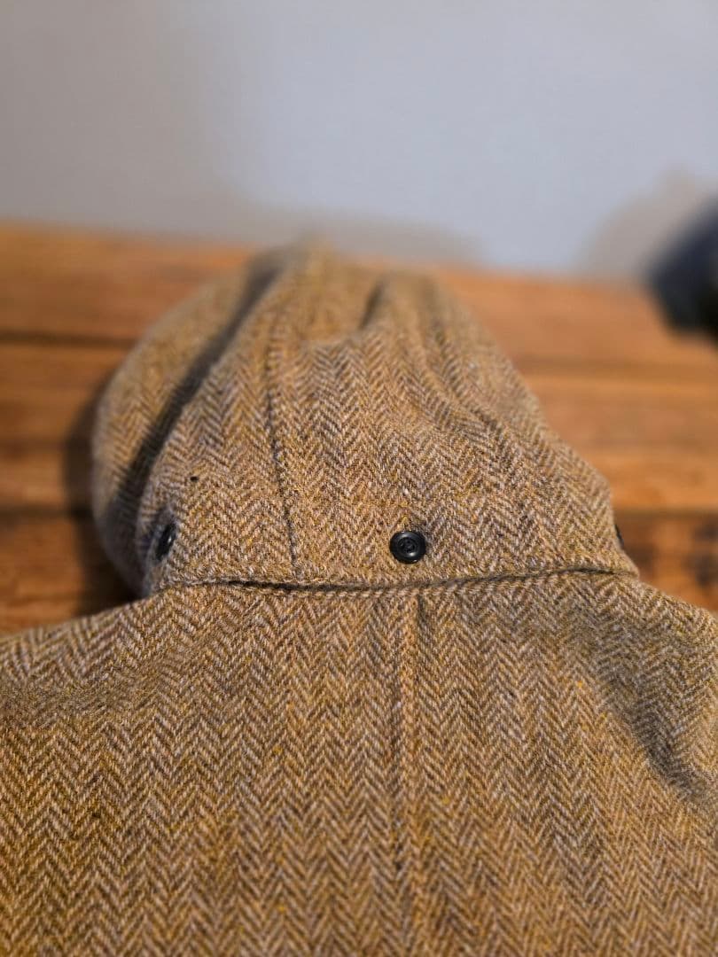 レアHARRIS TWEED ヘリンボーン柄ハリスツイード