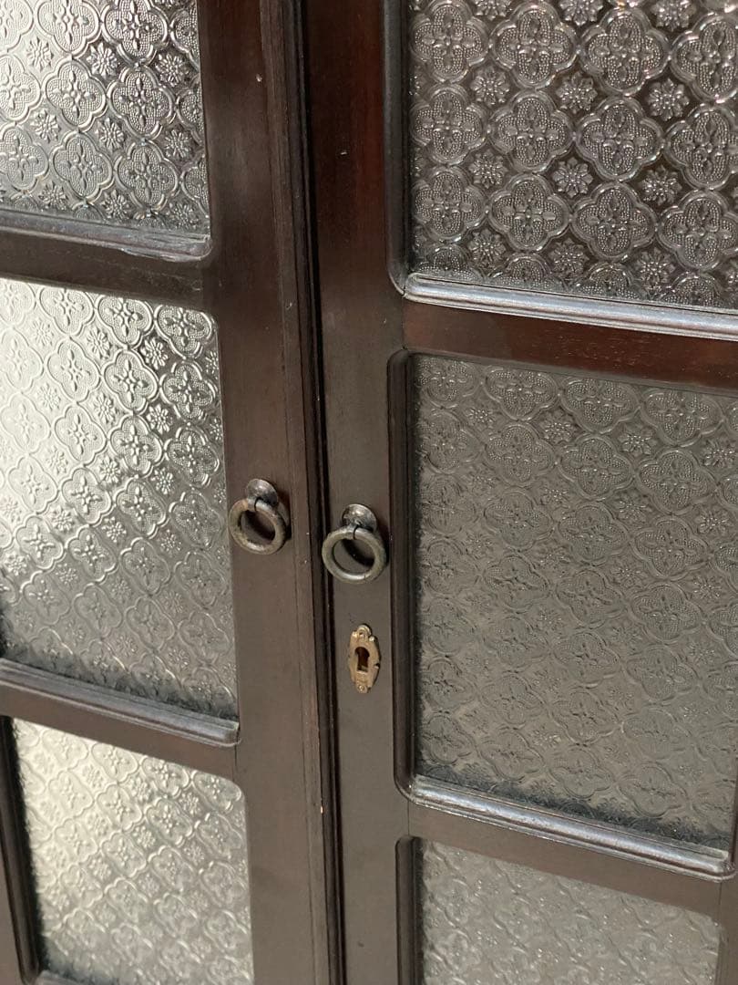 東京都内23区配送無料】アンティーク キャビネット ガラスケース