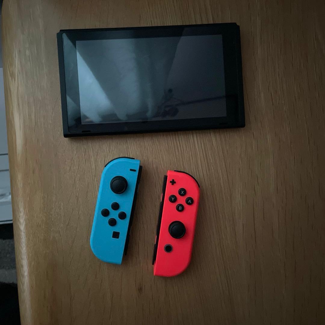 Nintendo Switch1 本体 箱付き ※青ジョイコン一部故障あり