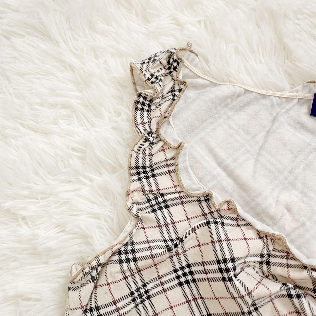 大人気 バーバリーブルーレーベル タンクトップ ノバチェック