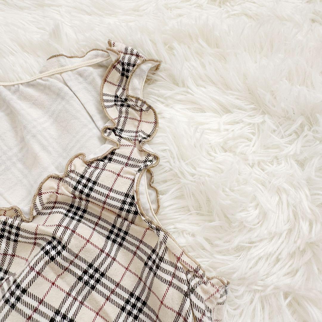 大人気 バーバリーブルーレーベル タンクトップ ノバチェック