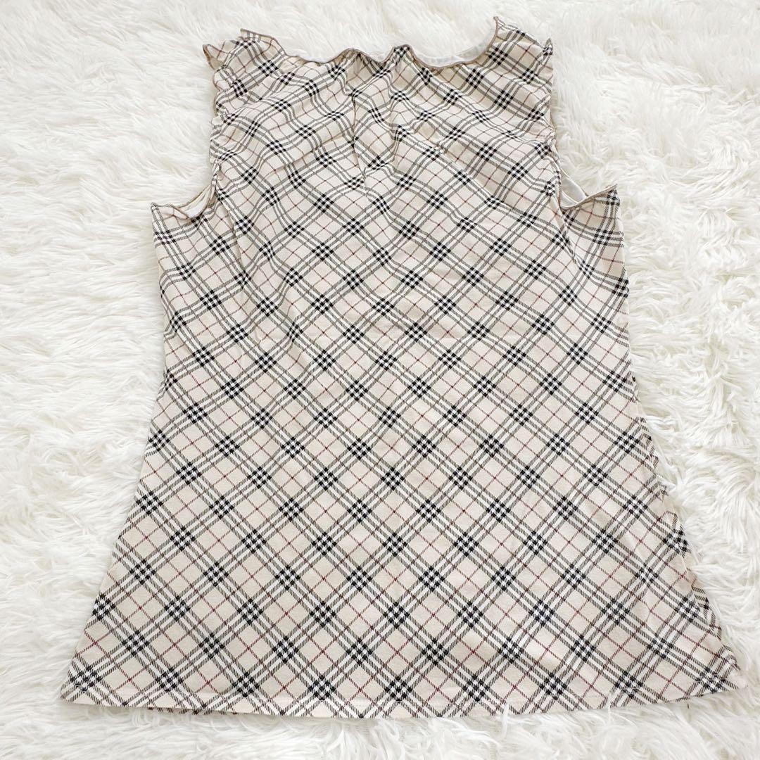大人気 バーバリーブルーレーベル タンクトップ ノバチェック