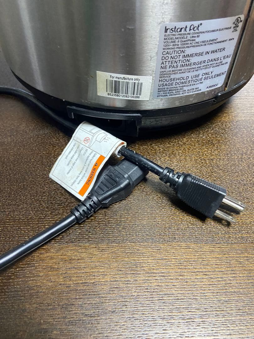 アメリカ Instant Pot Ultra 6L 電気圧力鍋 - メルカリ