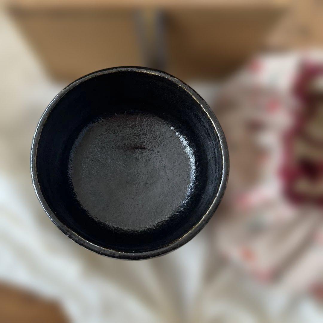 明窪田 楽吉左衛門 黒楽茶碗 Black RAKU 樂吉左衞門の