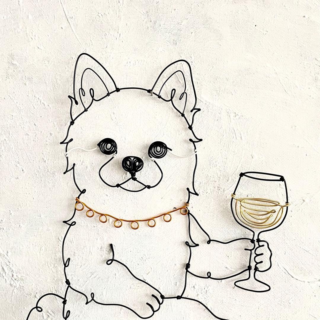 専用）ワインシリーズ ワイヤーアートの通販はau PAY マーケット