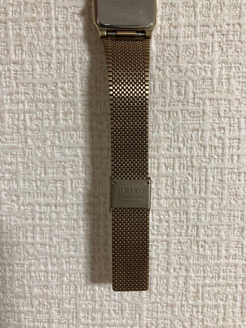 SEIKO DOLCE ゴールド メッシュ腕時計