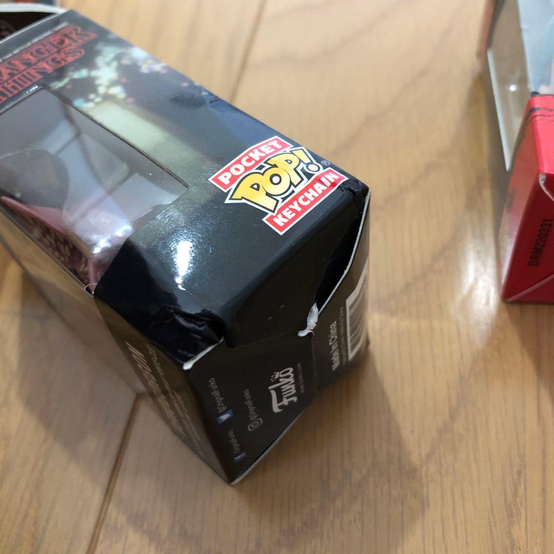 希少 ストレンジャーシングス FUNKO POP ダスティン キーチェーン