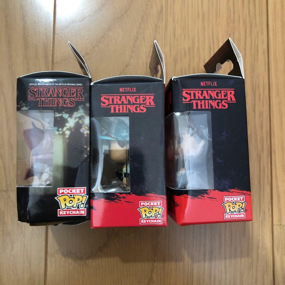 希少 ストレンジャーシングス FUNKO POP ダスティン キーチェーン