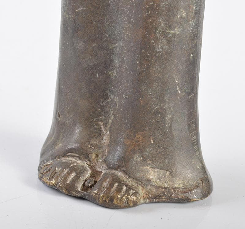 仏教美術　古銅　誕生仏　仏像　時代箱　D　R4270