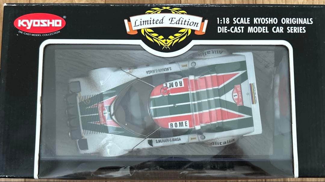 京商 1/18 ランチア　ストラトス HF アリタリア　ジオラマ