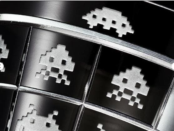 限定制作450点 スペースインベーダー 45周年記念 江戸切子 グラス