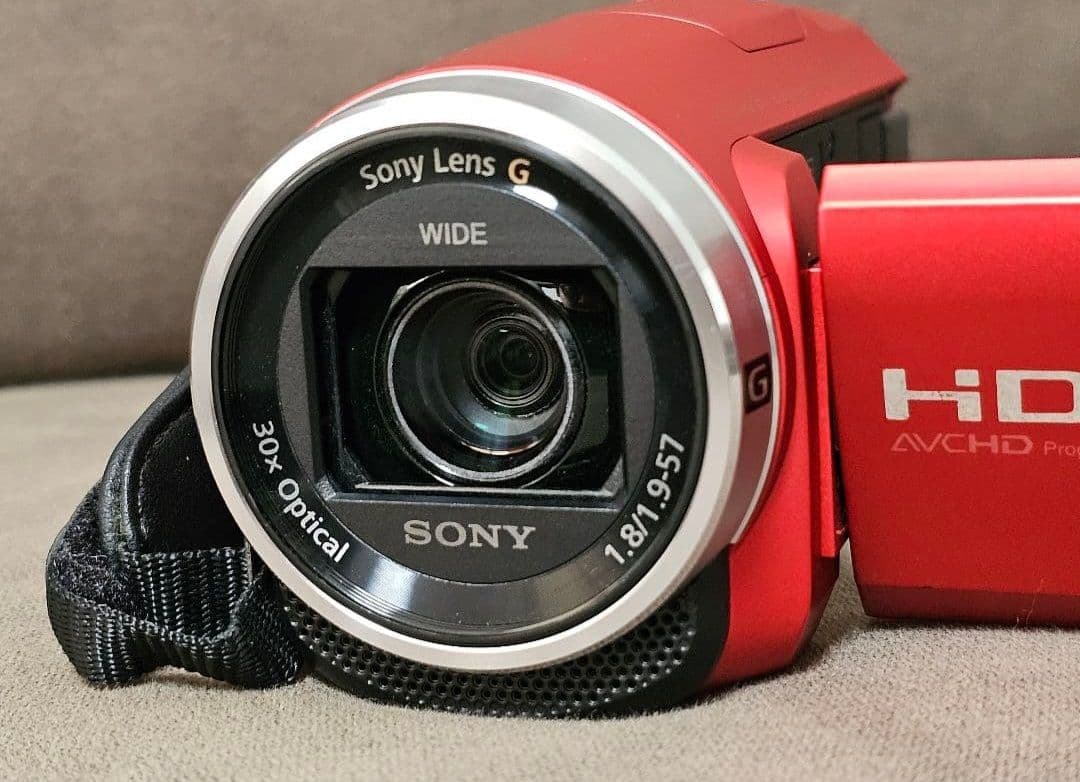 SONY HDビデオカメラ（CX-680） レッド