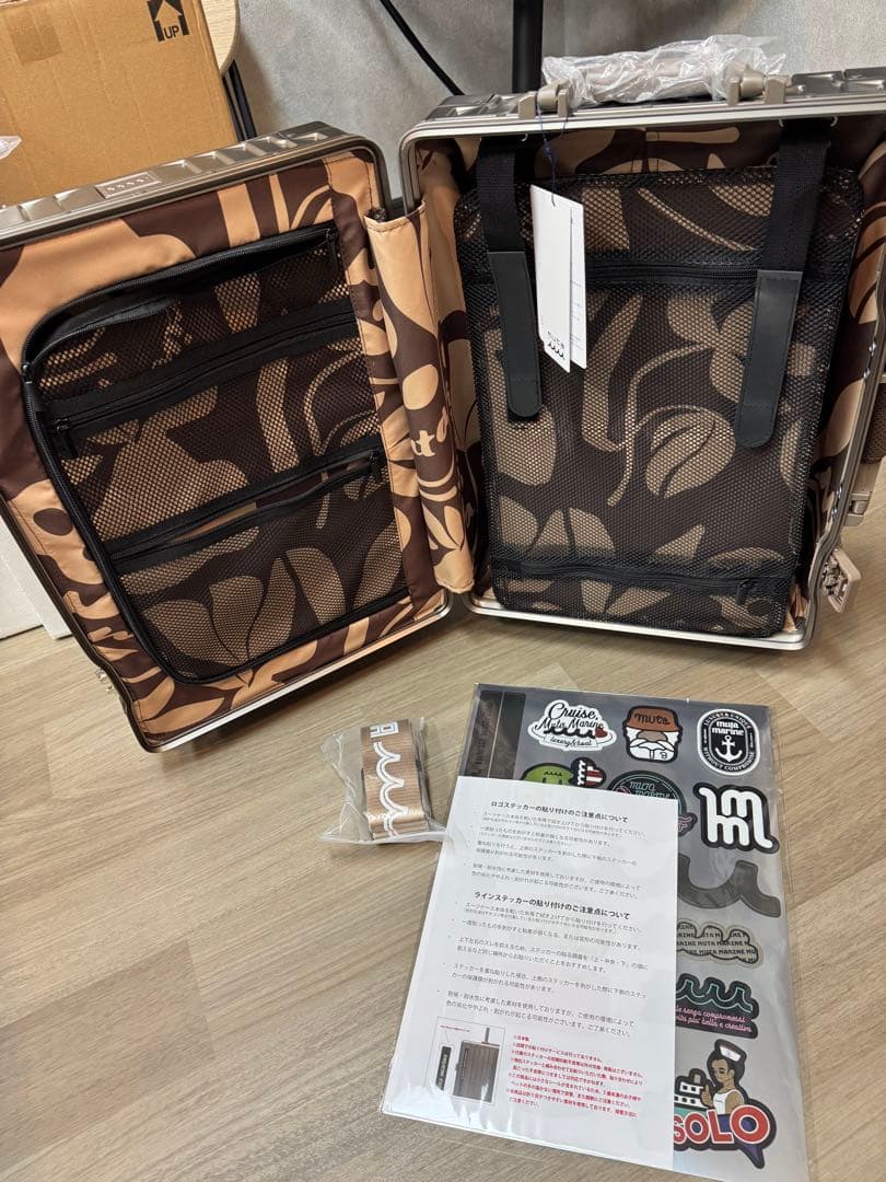 muta スーツケース38L キャリーカート チタンゴールド 新品、未使用