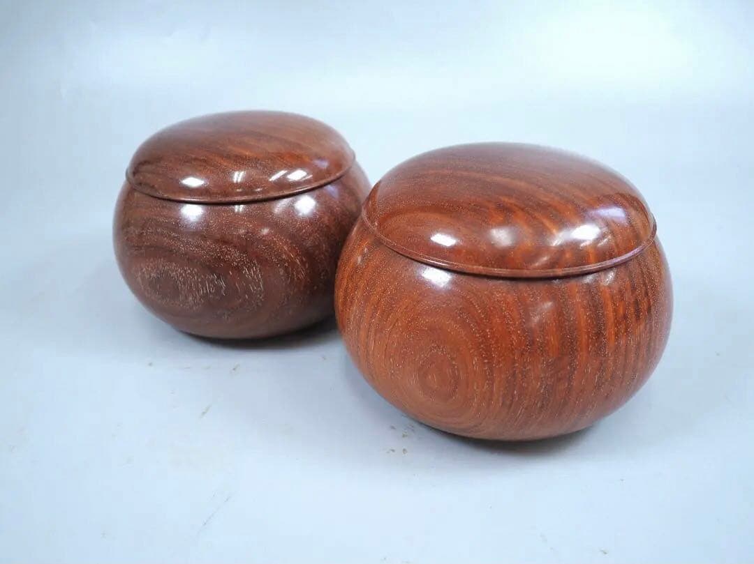 【宮崎県】日向特製蛤碁石39号/花梨碁笥/碁笥箱セット