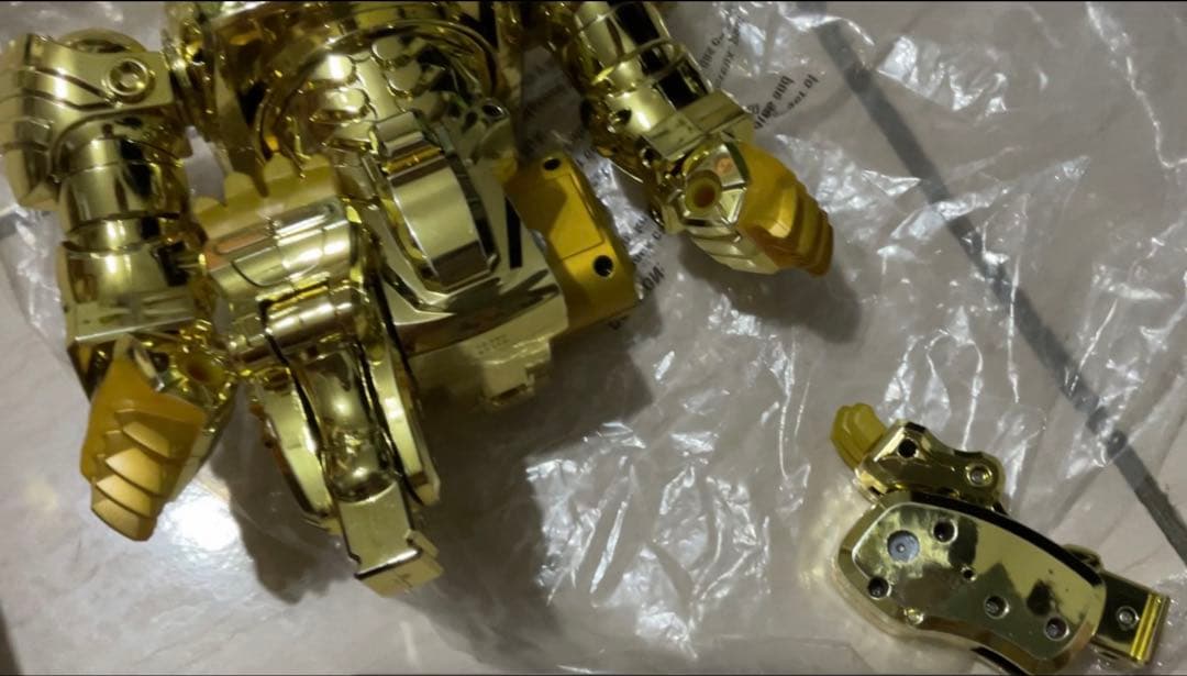 獣拳戦隊ゲキレンジャー ゲキトージャ 金メッキ 懸賞 ジャンク扱い