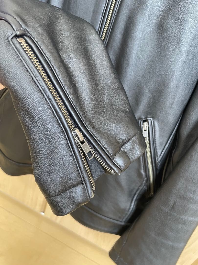 UNITED ARROWS LTDブラックレザージャケット L BEAUTY&YOUTH ブラック