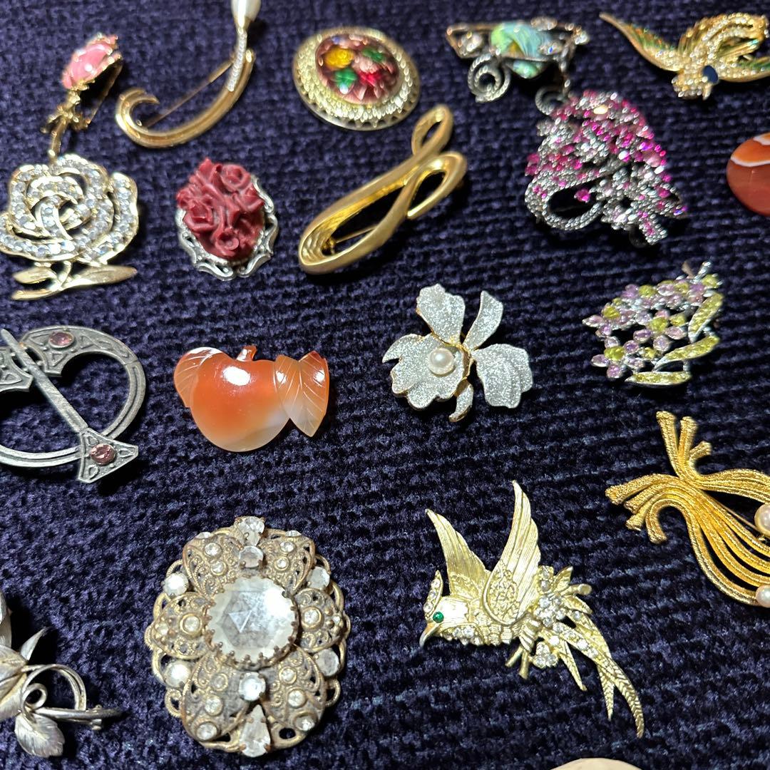 vintage】ブローチ 130点以上 まとめ売り 大量
