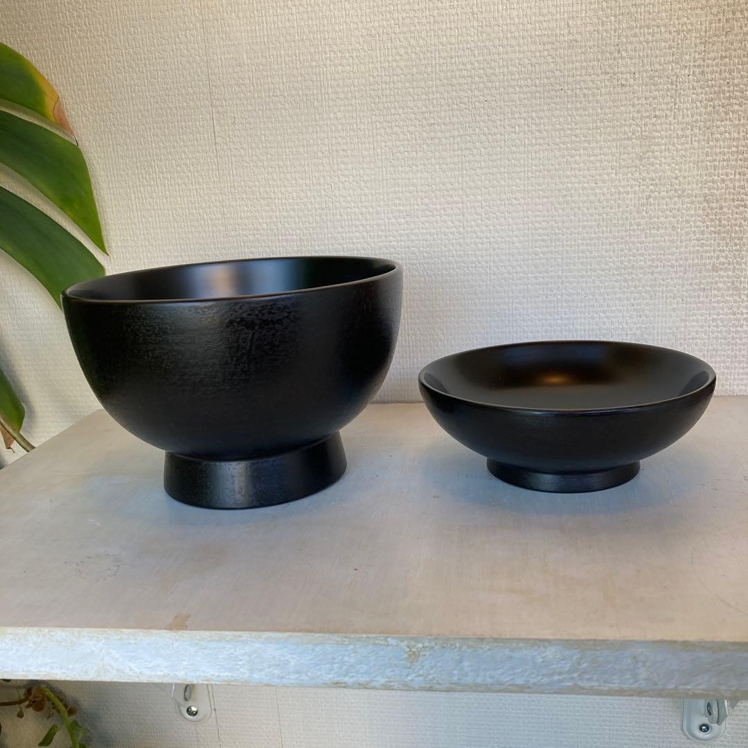 赤木明登 漆器 黒 三つ椀 二つ椀 検 角偉三郎 内田鋼