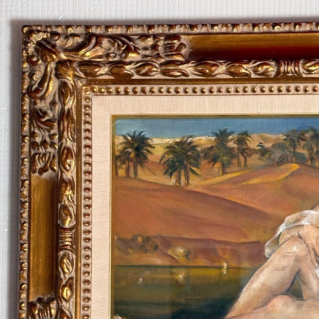 美術館収蔵画家 真野広 裸婦 美人画 油絵