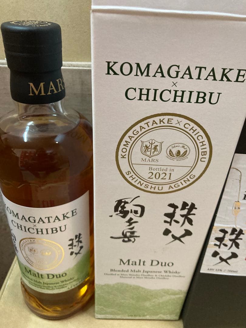 秩父＆駒ヶ岳 イチローズモルト＆モルトデュオ 2021、2本セット 未開封