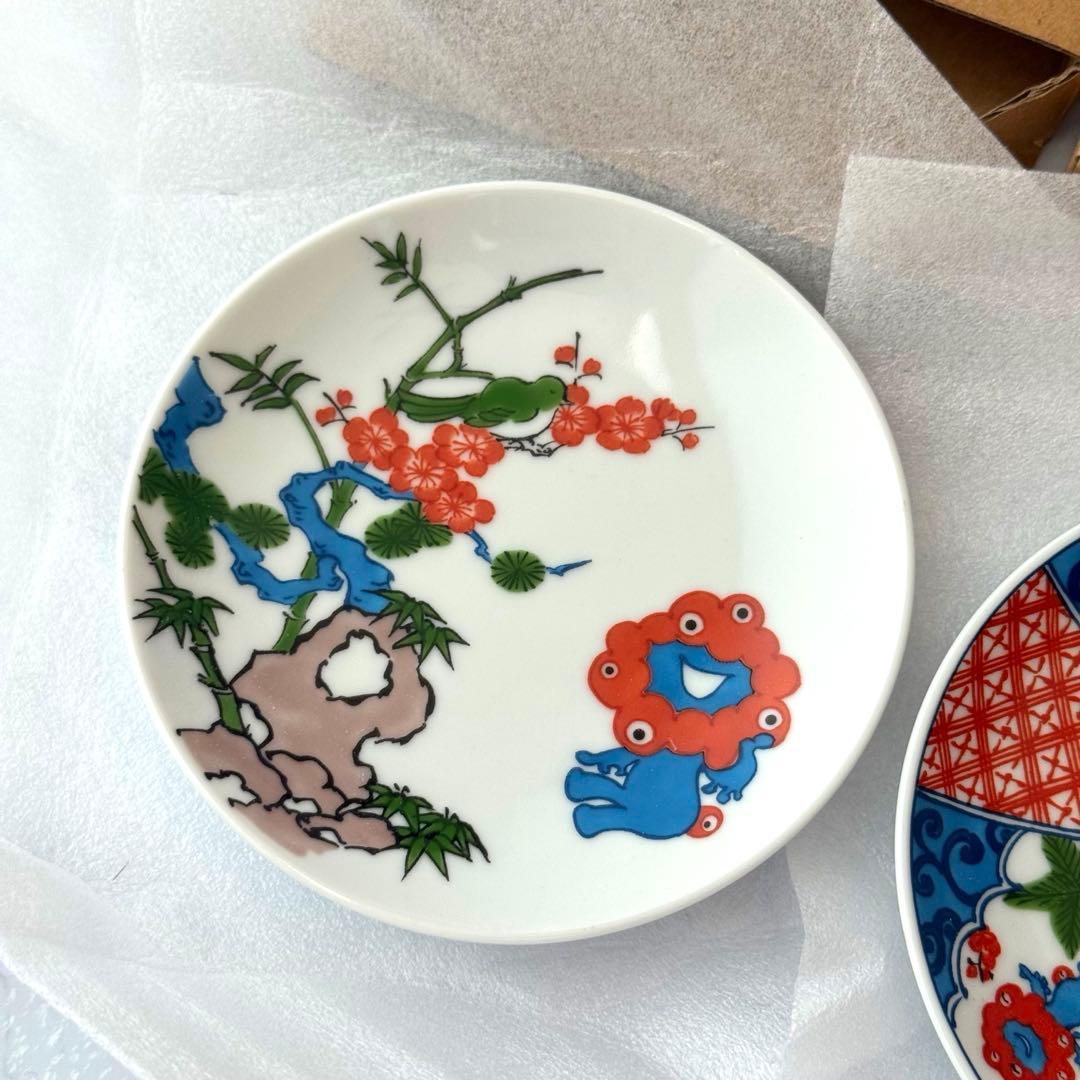 万博 ミャクミャク 有田焼 ミャクミャク 豆皿 有田焼 中川政七商店