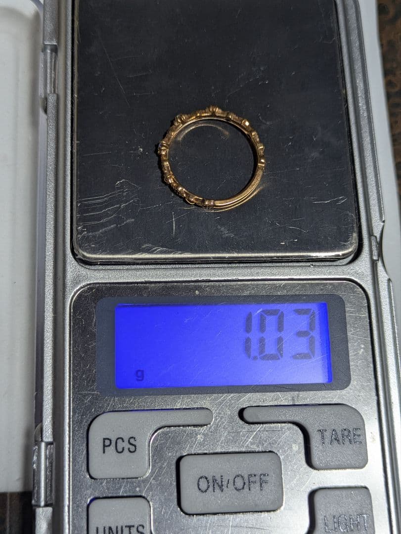 り*こ様 ノジェスk10オパール　ピンクゴールドリング