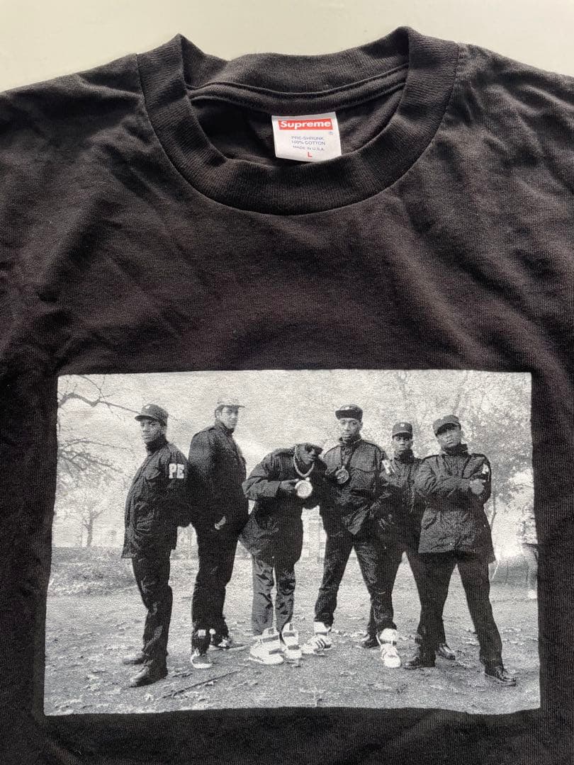 supreme × Public Enemy × David Corio Tee