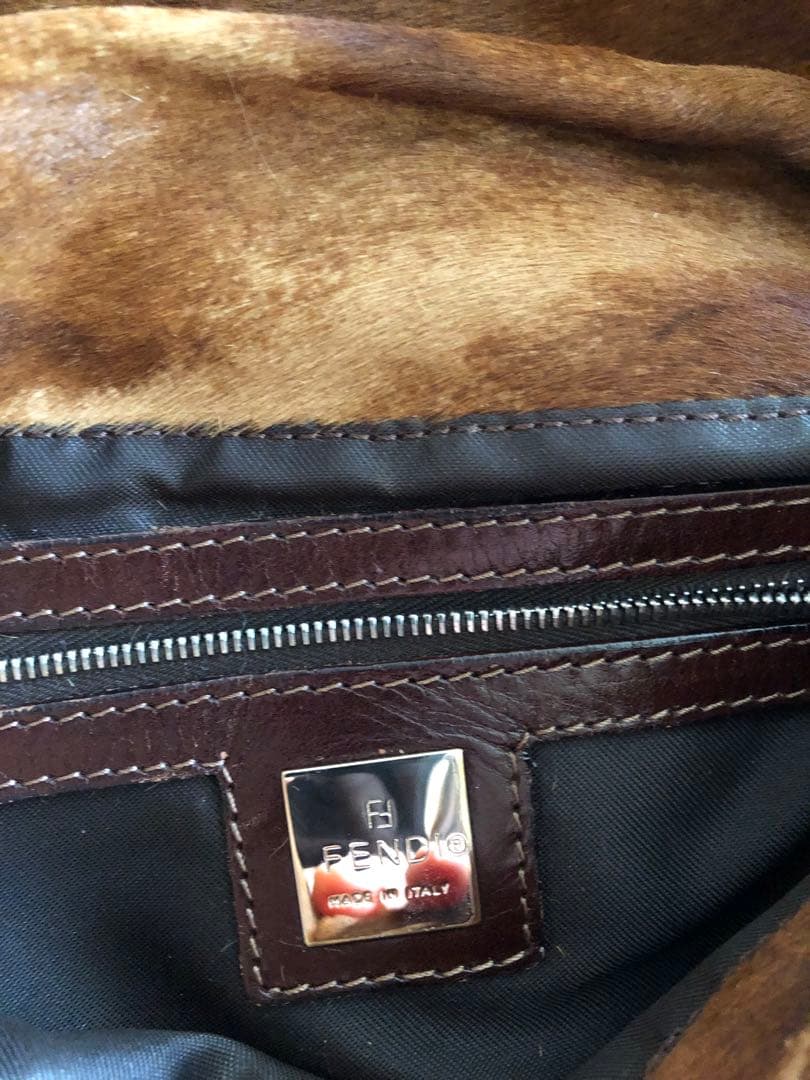 FENDI フェンディ　ハラコバッグ　ショルダー