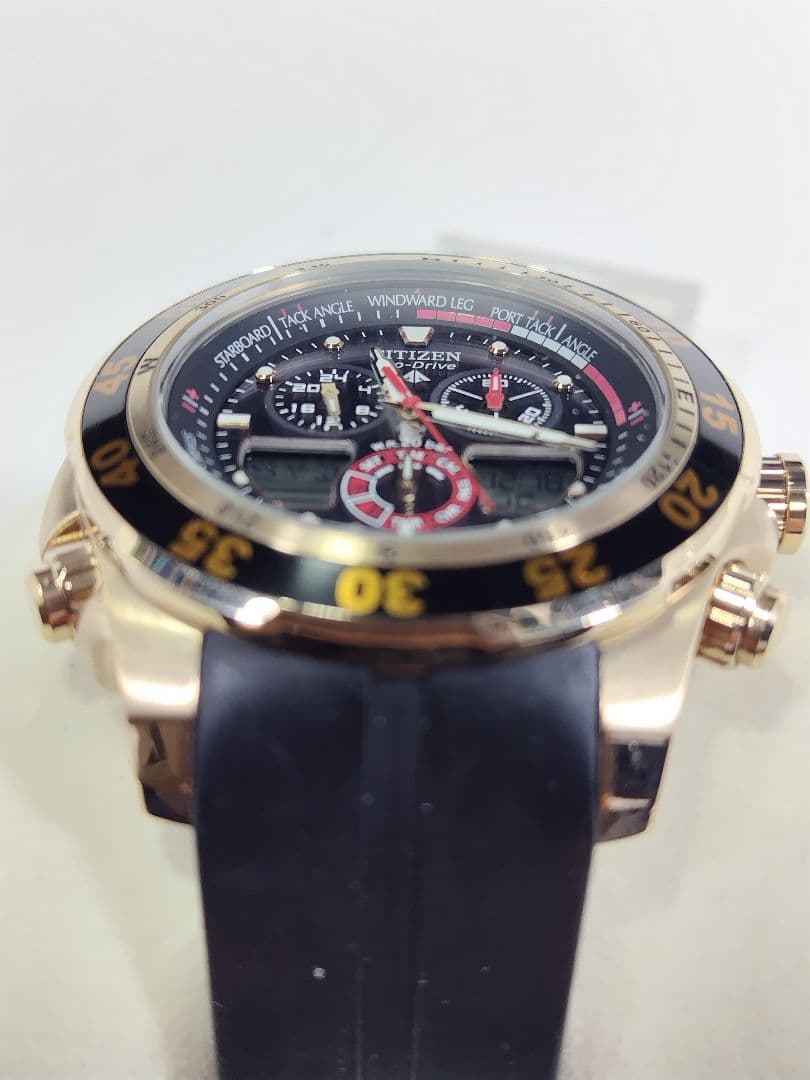 シチズン プロマスター海外モデル　20気圧防水　エコドライブ　レースタイマー
