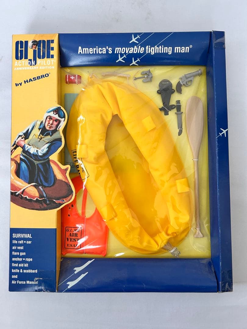 ビンテージGI ジョー 1964 アクションパイロット救命ボートセット ハスブロ