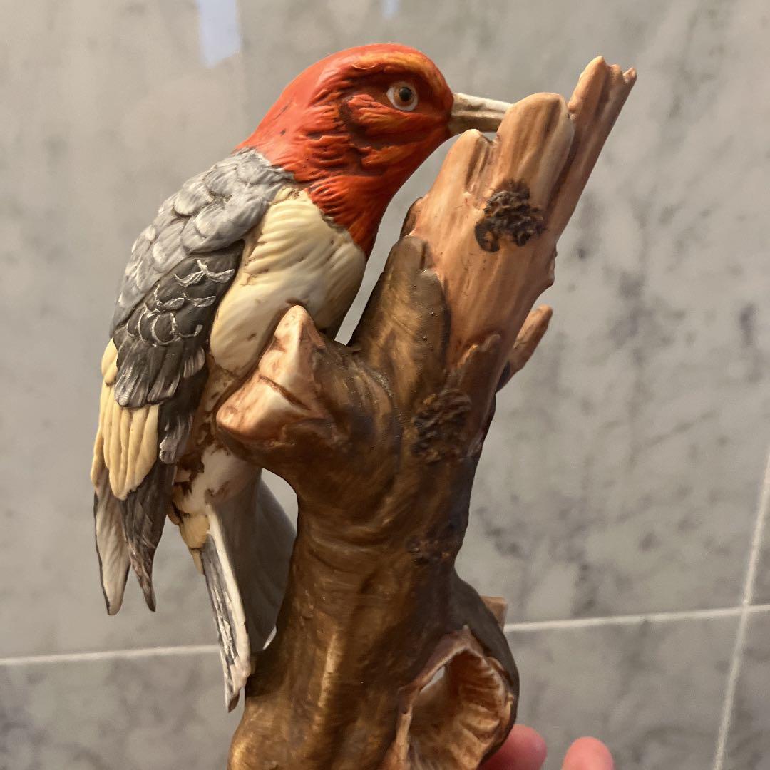 欧米70年代ヴィンテージ希少なGOTO美しく凛々しい瞳で精巧に作られた鳥の陶器