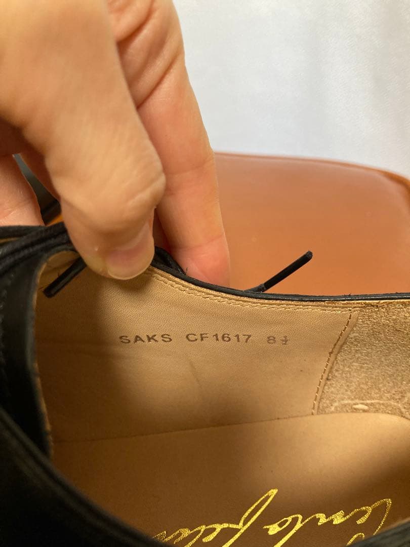 新品　cent felina 黒レザードレスシューズ