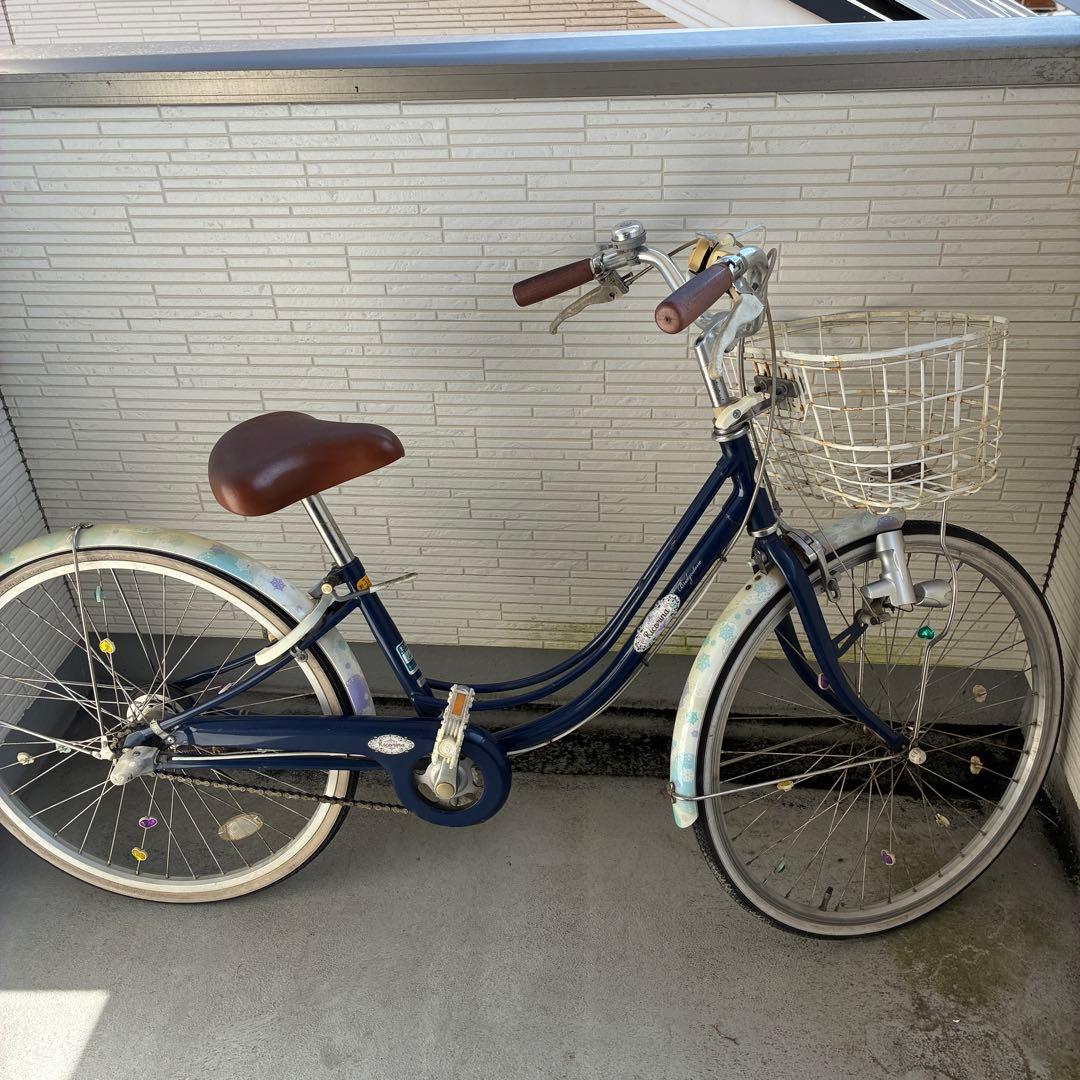 ブリヂストン 女の子 自転車 リコリーナ24インチ ブルー - メルカリ