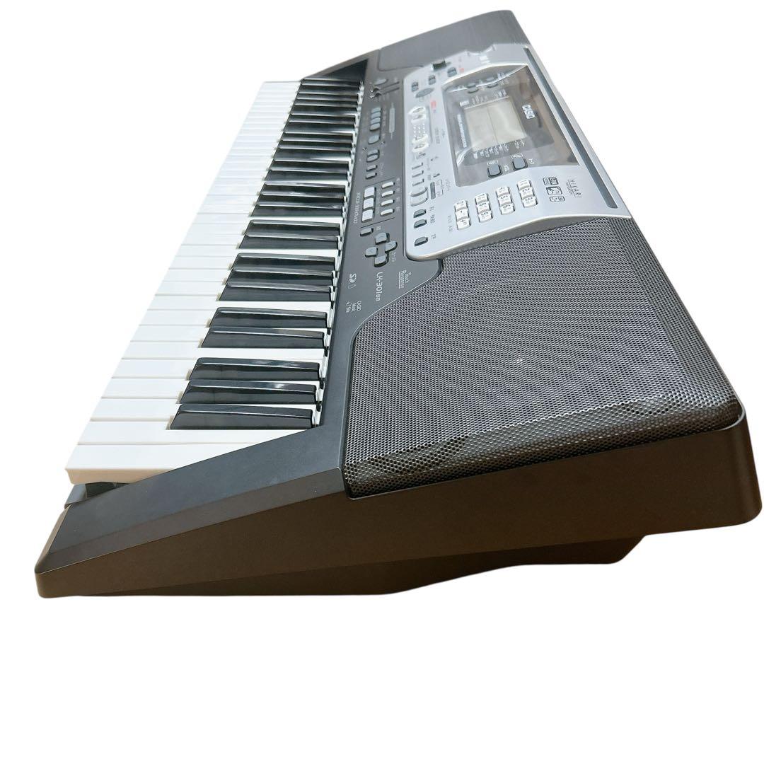 【希少上位モデル】 CASIO LK301BB 光ナビゲーション 電子キーボード