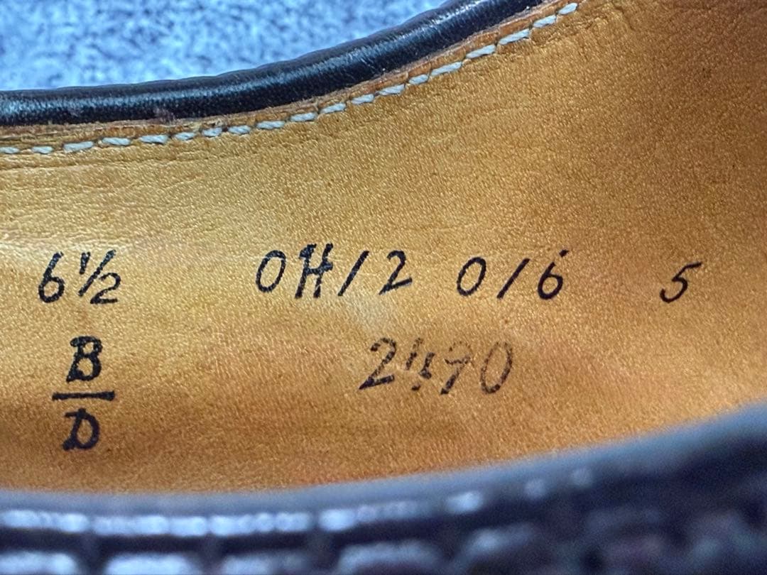 オールデン　コードバン　2490　タンカーOX　6.5D　ミリタリーラスト