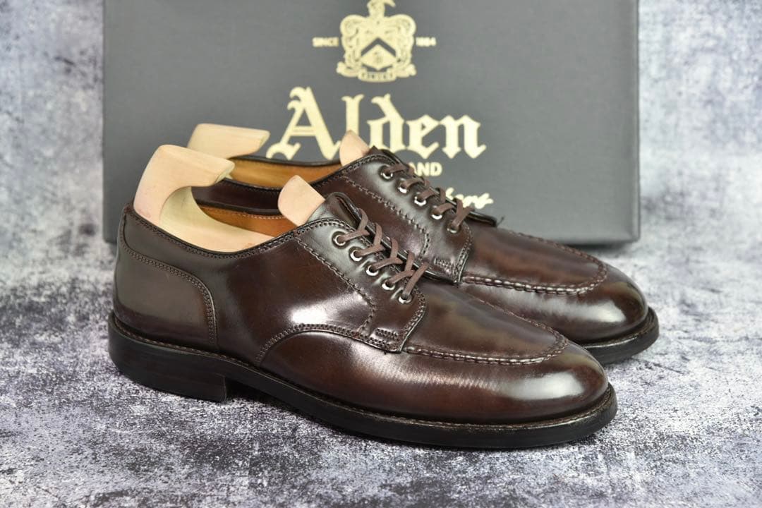 オールデン　コードバン　2490　タンカーOX　6.5D　ミリタリーラスト