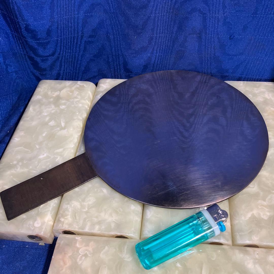 銅鏡　古美術　時代物　鏡面磨き