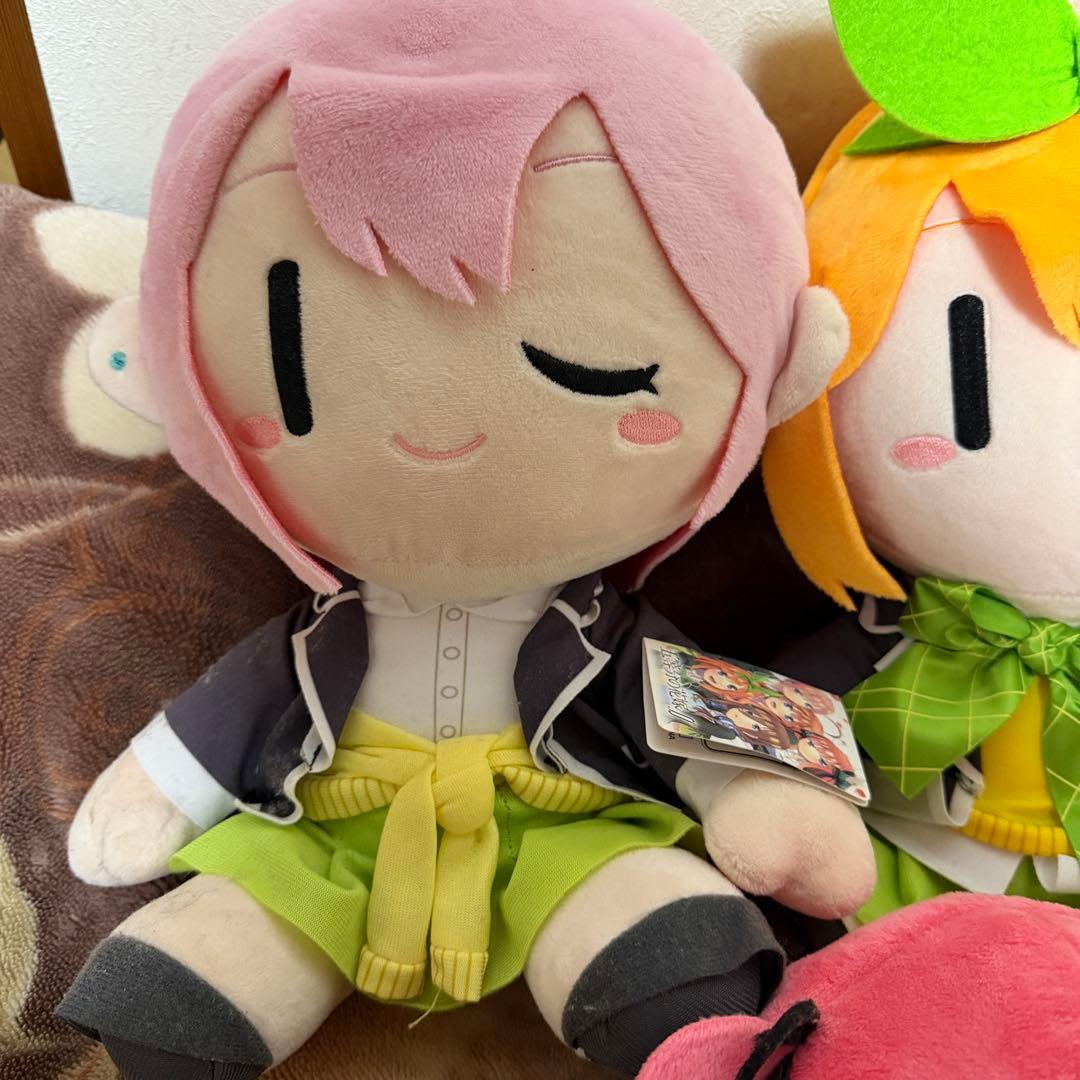 五等分の花嫁 BIGぬいぐるみ タグ付き 未使用 未開封品有