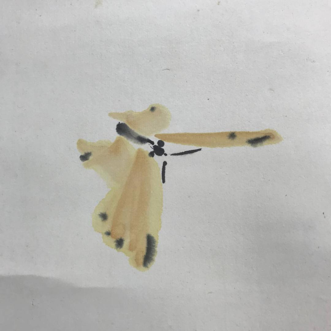 【真作】下村為山/牡丹に蝶図/華王/花図/花鳥図/掛軸/名家伝来/AC-785