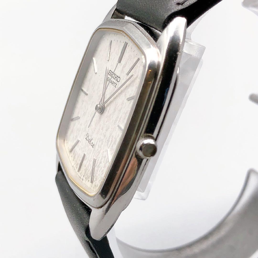 SEIKO Dolce クォーツ 腕時計 6030-5250 スクエア シルバー