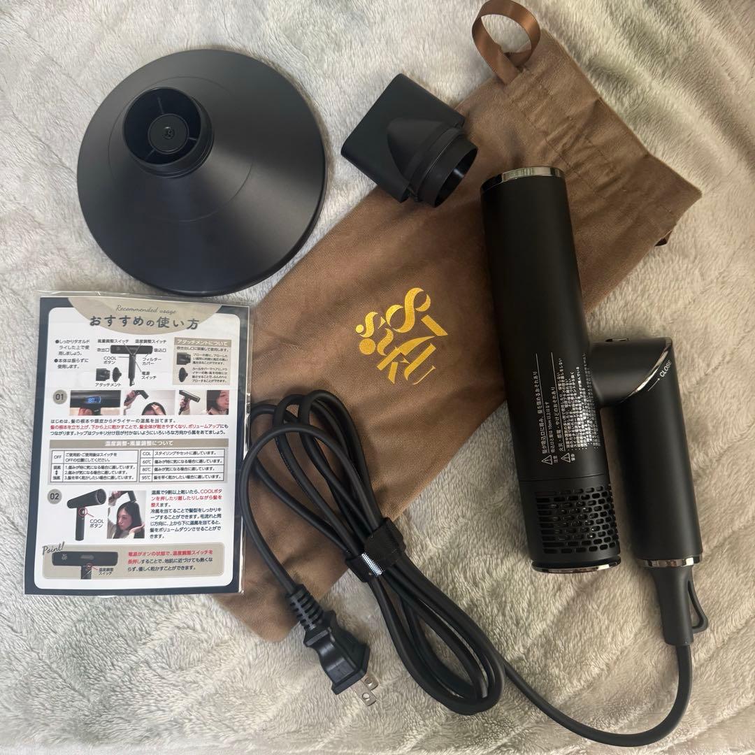 87saku ハナサク ヘアドライヤー ブラック