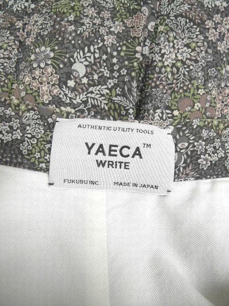 YAECA WRITE リバティ ELDERBERRY タックキュロットパンツ