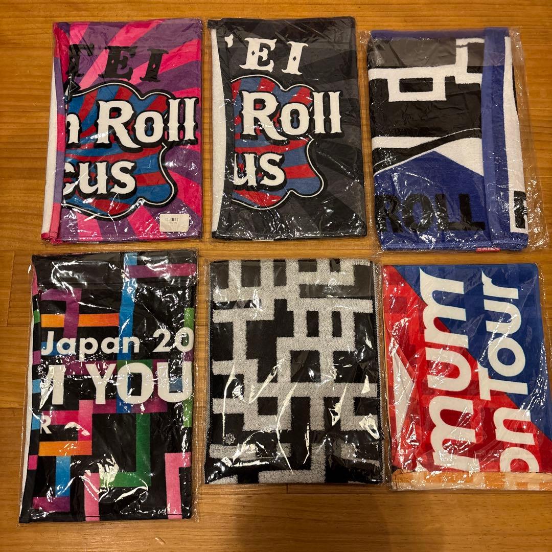 布袋寅泰アルバム19枚セット。 新品 布袋寅泰 タオル 6枚セット