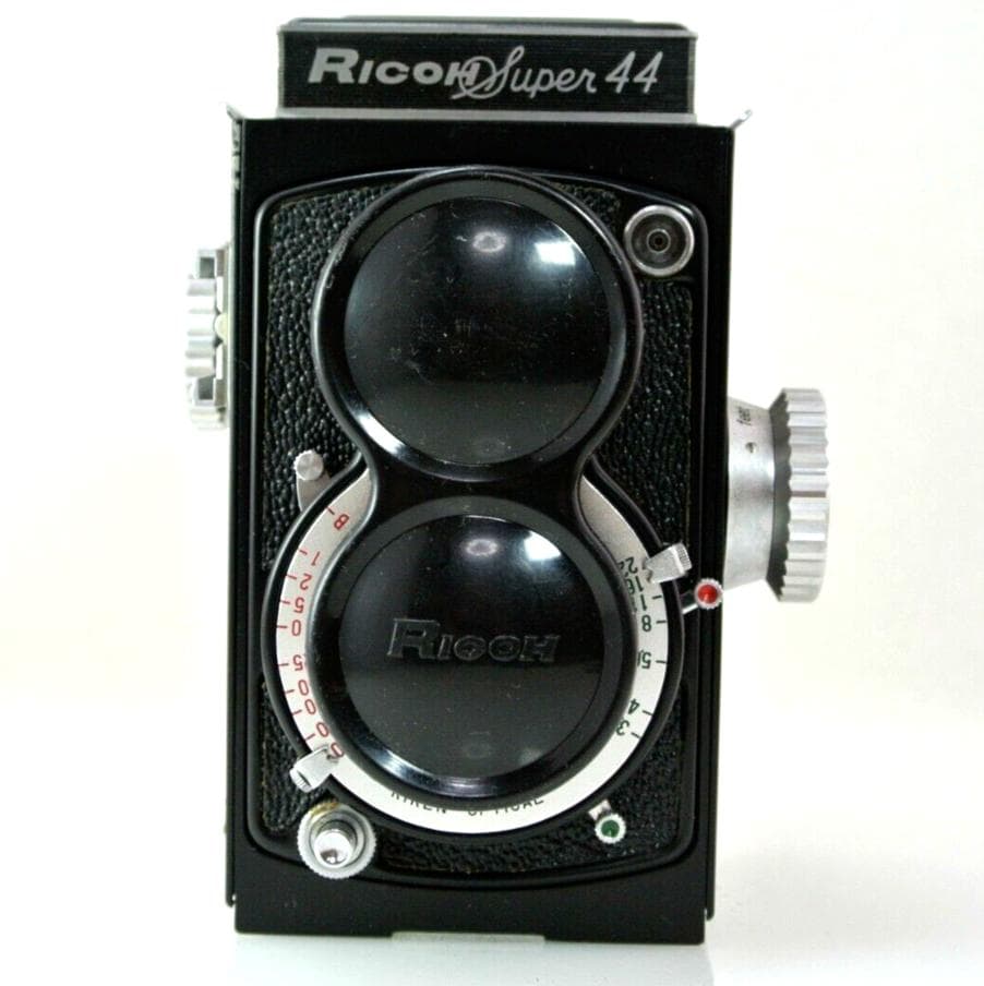 美品！ Ricoh Super 44 二眼レフカメラW/6cm F3.5 レンズ