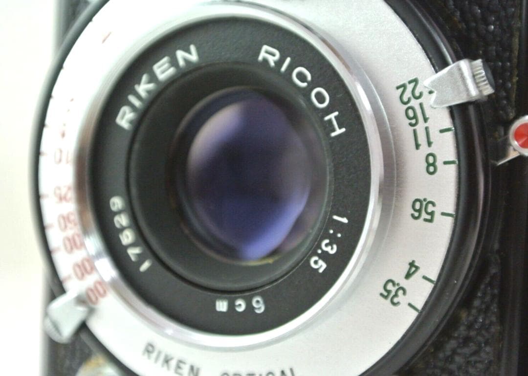 美品！ Ricoh Super 44 二眼レフカメラW/6cm F3.5 レンズ