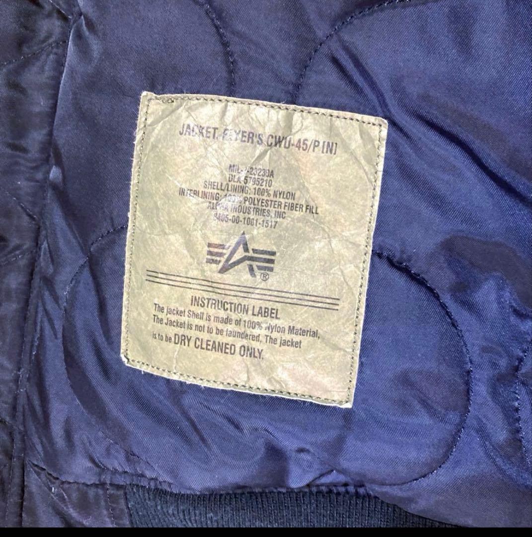 ALPHA INDUSTRIES ネイビー ジャケット L