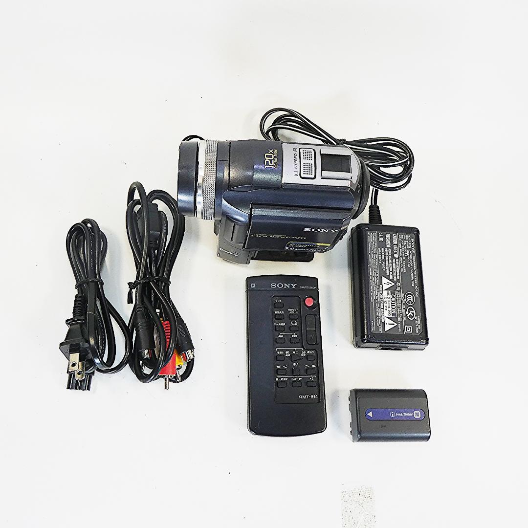 動作品 ソニーDCR-PC300 MiniDV ビデオカメラ DVDダビングに
