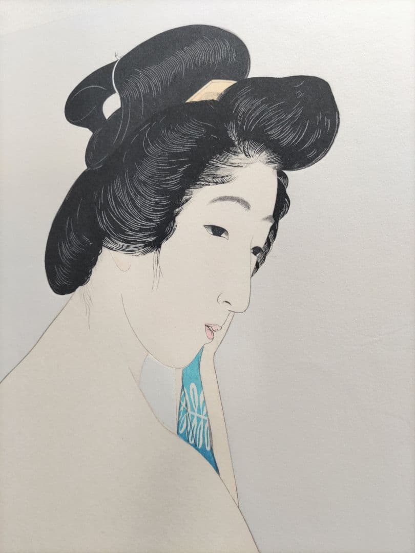 新版 橋口五葉集 『やわはだ』丹青社版 大判 新版画 美人画