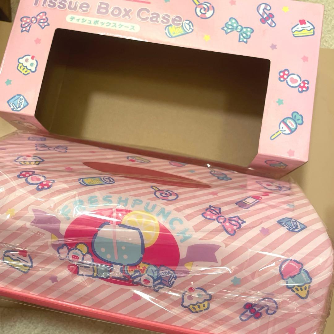 希少 サンリオ フレッシュパンチ ティッシュボックスケース 2016